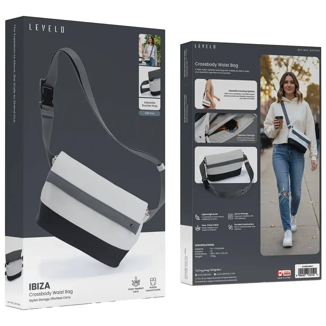 Levelo Ibiza Crossbody Waist Bag
