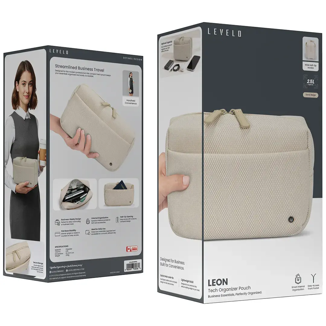 Levelo Leon Tech Organizer Pouch