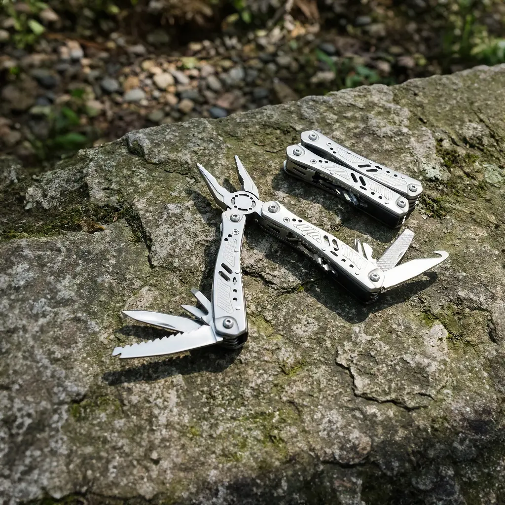Green Lion GMT-400 3 in 1 Multi Tool Set - Silver
