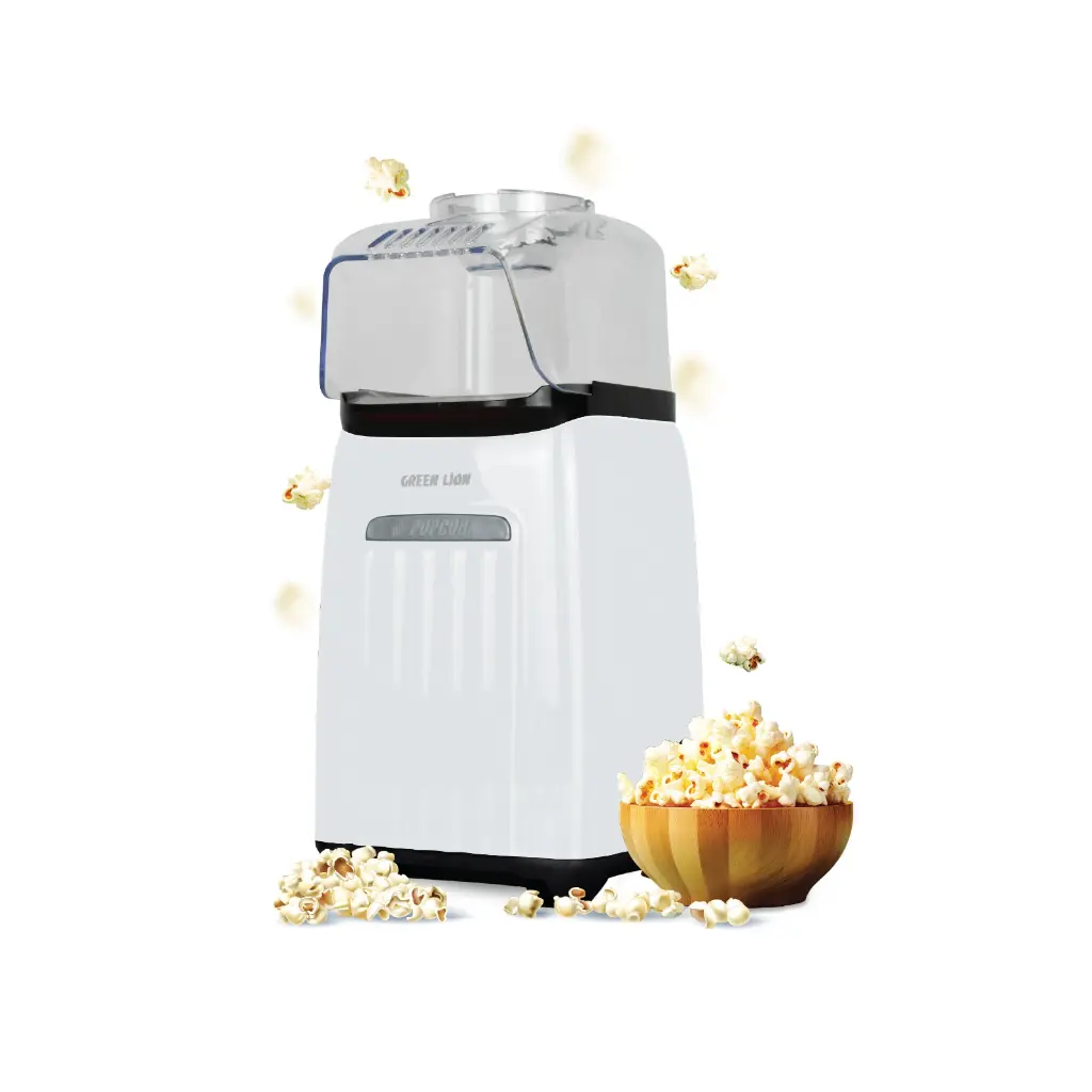 Green Lion Popjoy Popcorn Maker - White