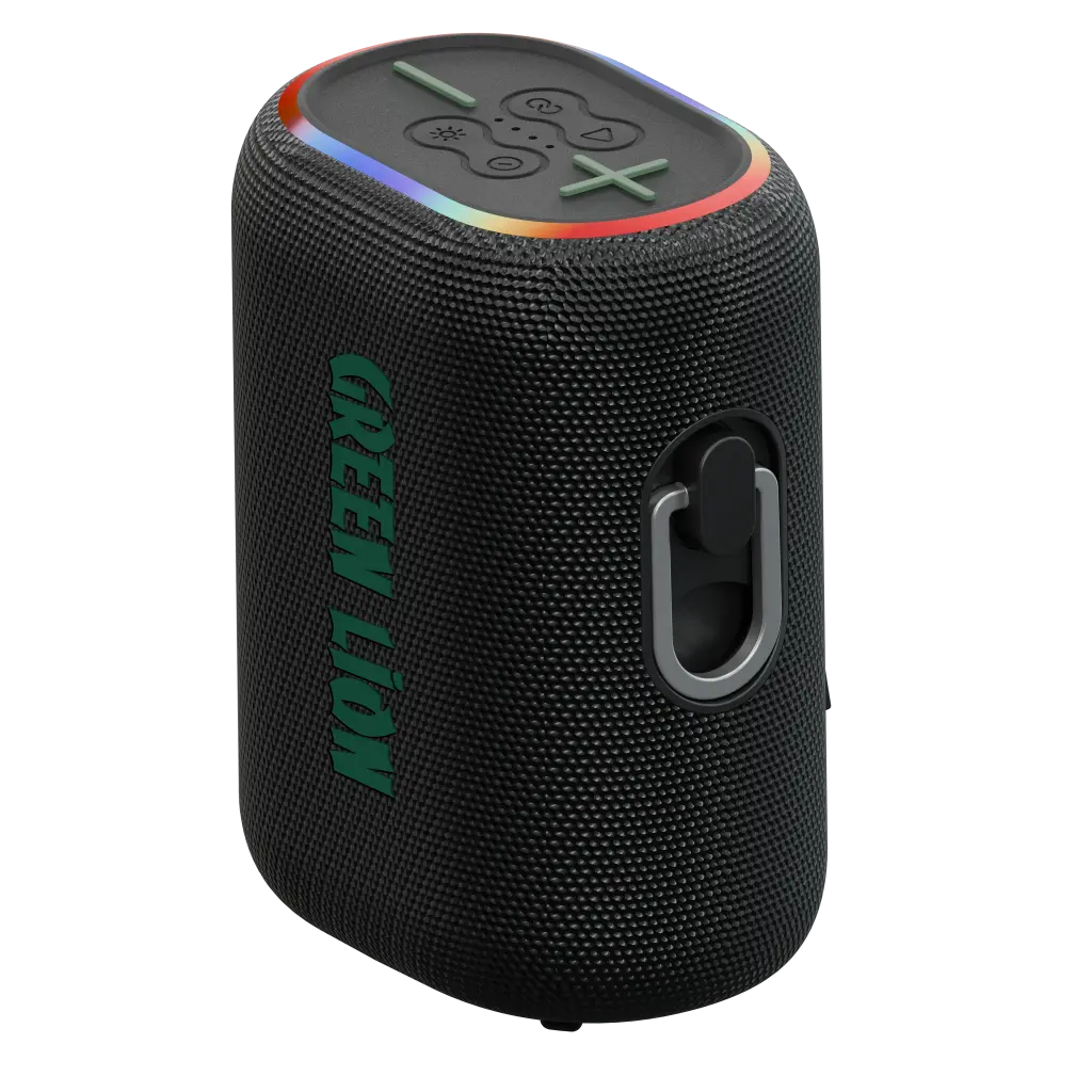 Green Lion WAVE 10 Speaker with 5000mAh Power Bank - Black