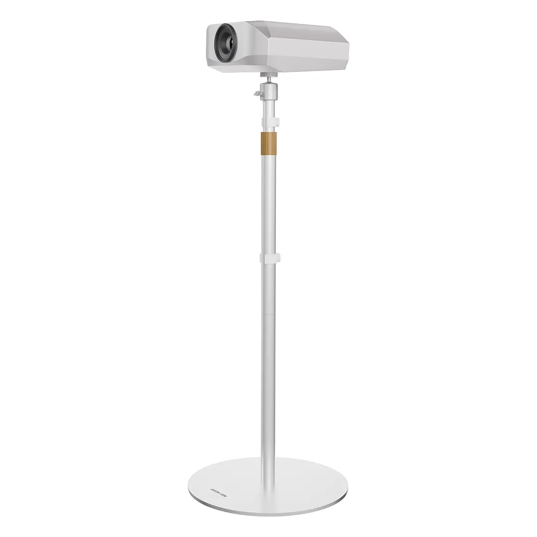 Green Lion Projector Mount Stand with Stable Metal Base - White