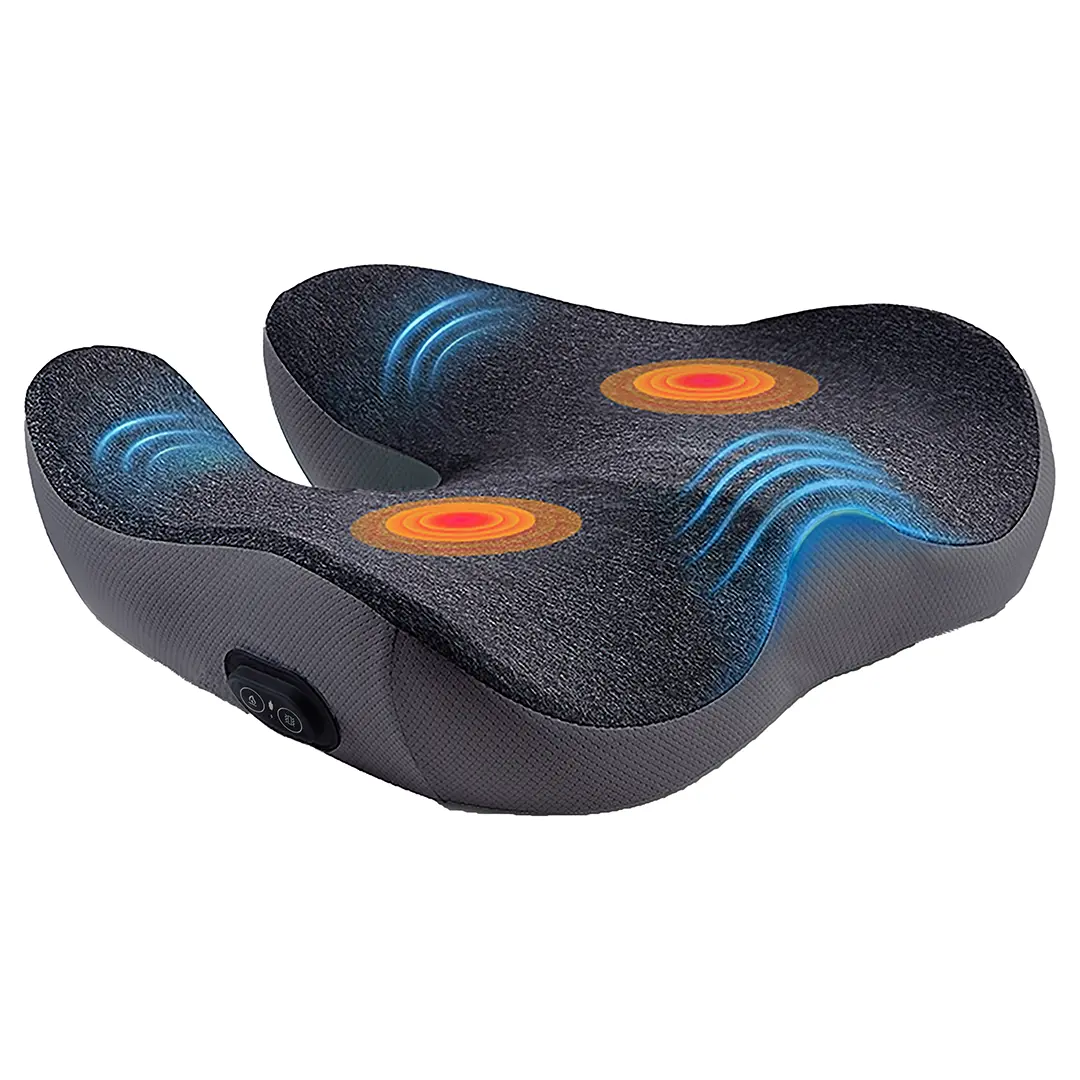 Green Lion RELIEVE SEAT Cushion Massage + Heat Therapy - Grey