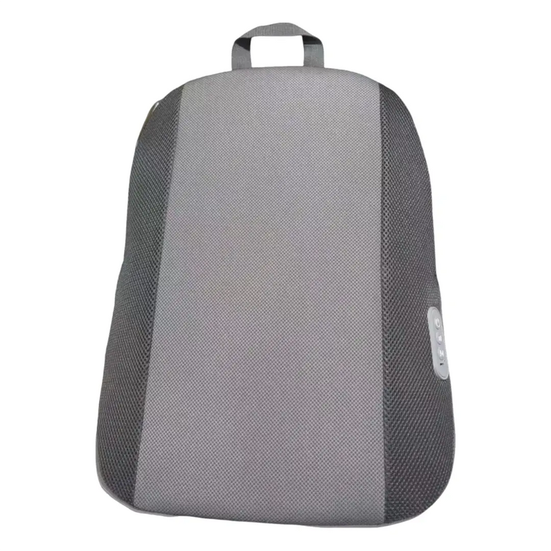 Green Lion Massage Cushion with Heating Function and Lumbar Support - Grey