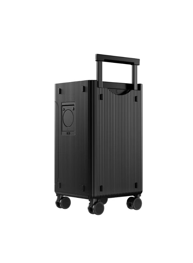 Levelo Tripper Double Compartment Carry-On 20” Travel Luggage - Black