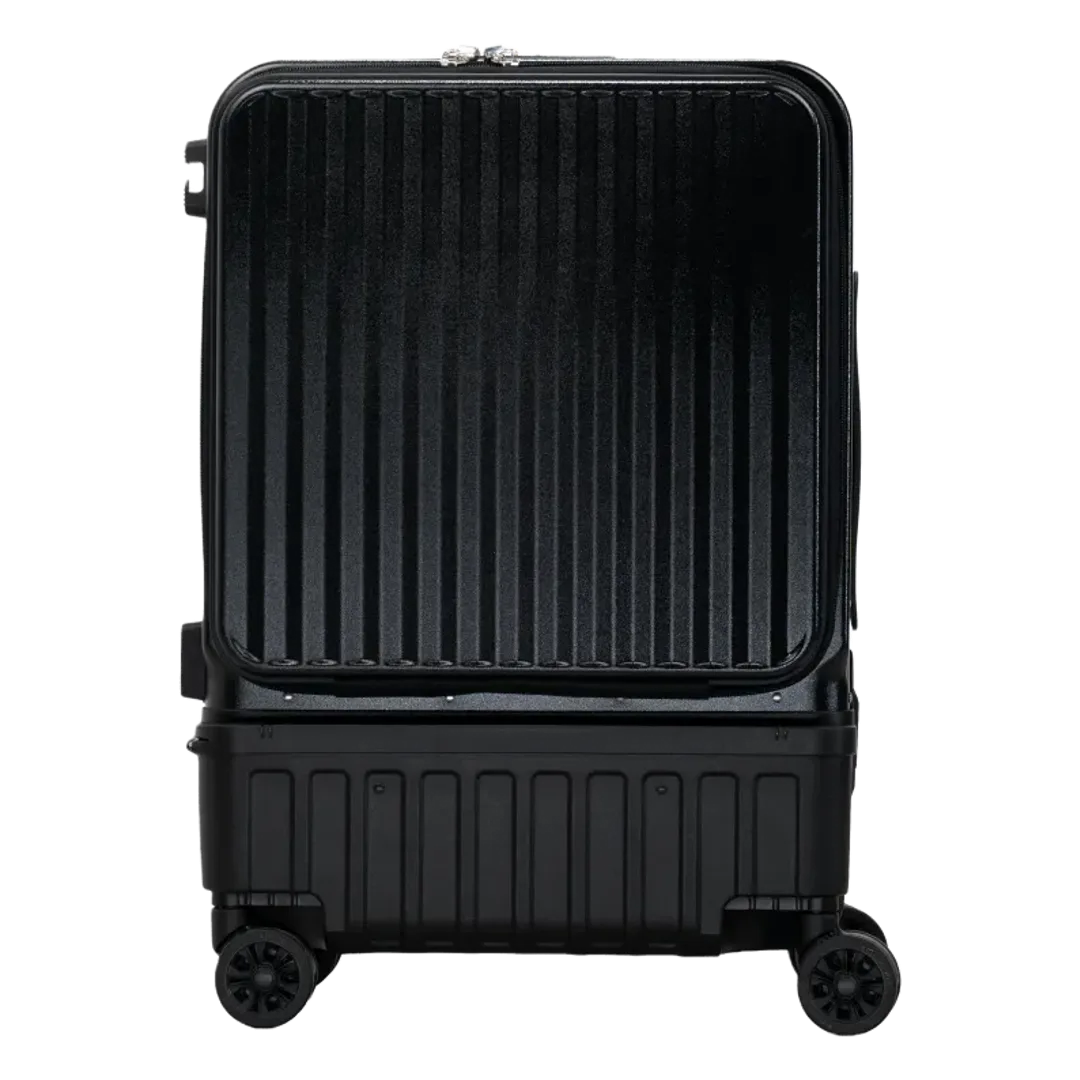 Levelo Boarding Double Compartment Front Zipper carry-On 20" Travel Luggage
