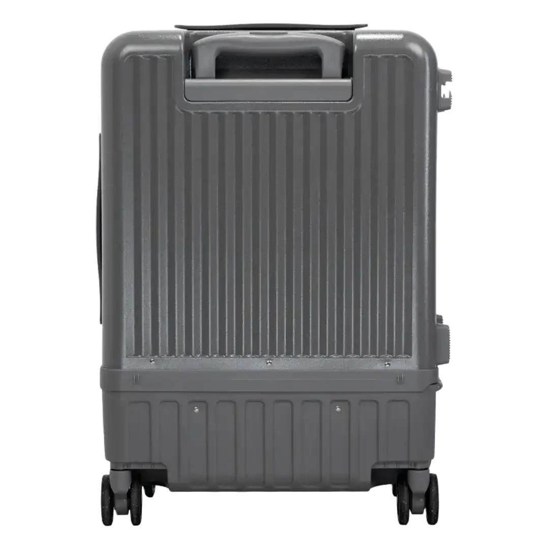 Levelo Boarding Double Compartment Front Zipper carry-On 20" Travel Luggage