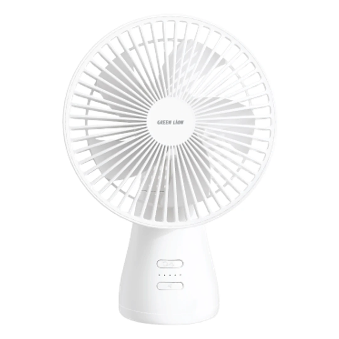 Green Lion FARO Rechargeable Fan - White