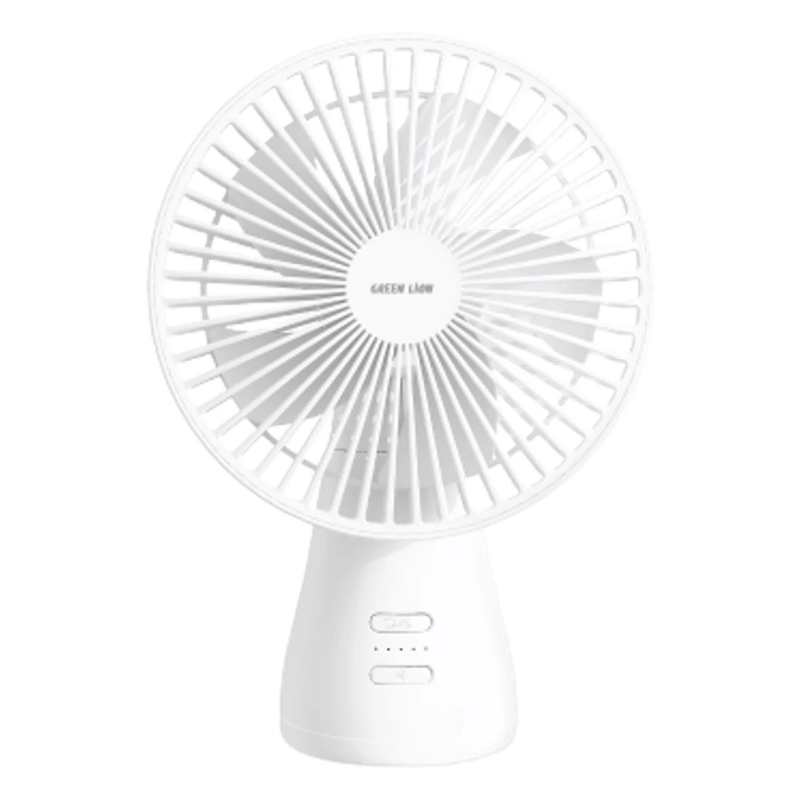 Green Lion FARO Rechargeable Fan - White