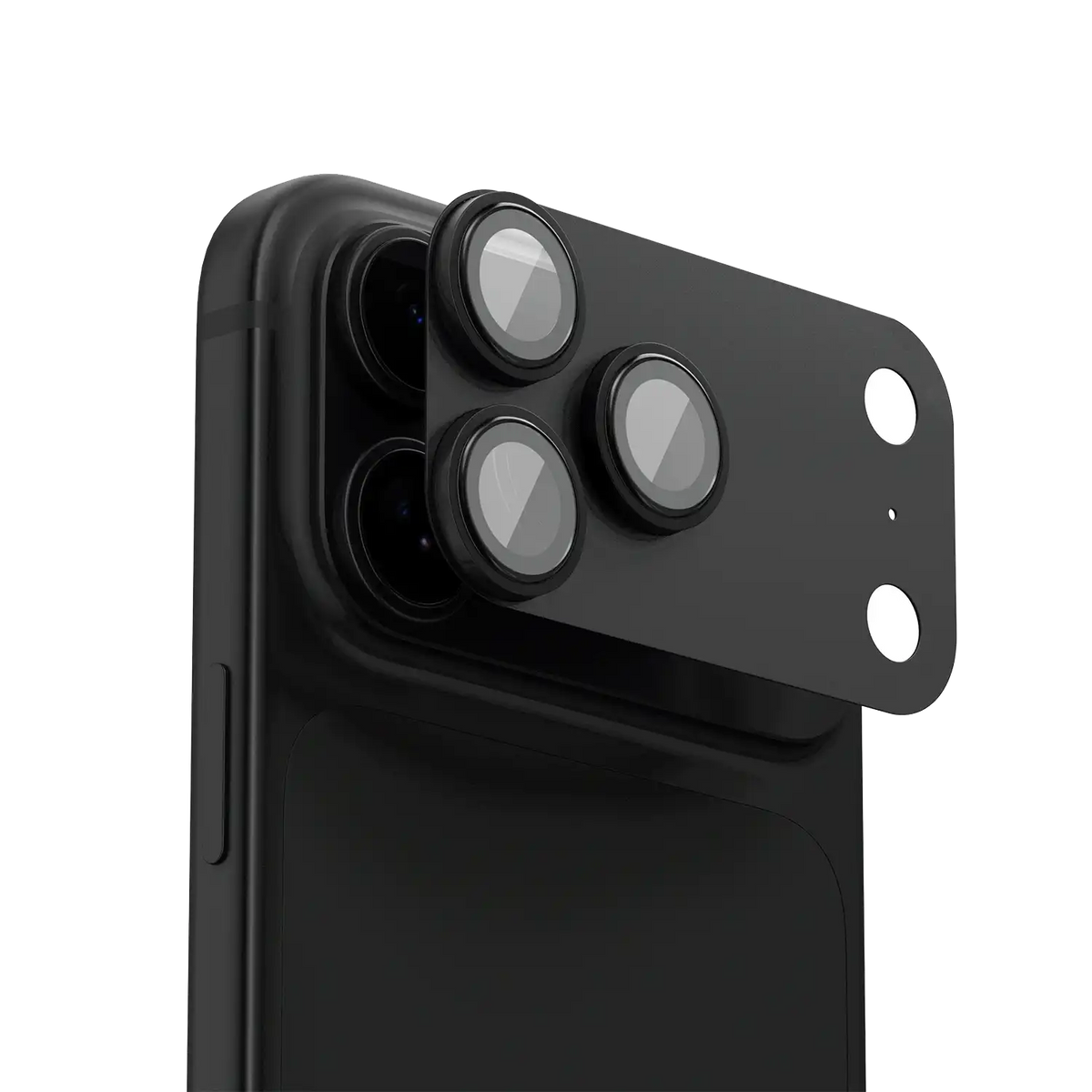 LEVELO TRIO PRO  Camera Lens Protector Full-Frame Double-Sided AR Glass with Titanium Alloy Metal Ring BLACK