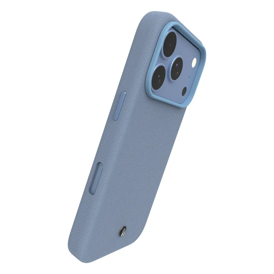 Levelo Cannes PU Leather Case for iPhone 18 Pro Max - Light Blue