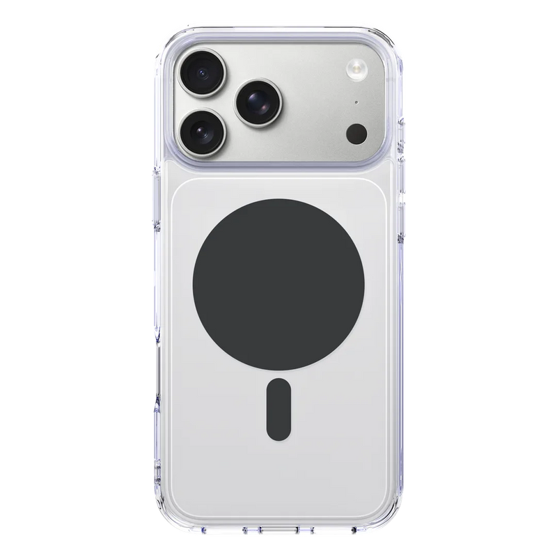 Levelo Clara Pro MagSafe TPU+PC Case For iPhone 18 Pro Max - Transparent/Black