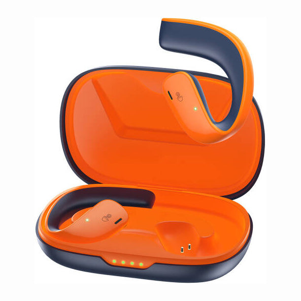 سماعات Black Shark T20 Open Wearable Stereo لاسلكية بتقنية Bluetooth 5.3 وبطارية حتى 35 ساعة – برتقالي / أزرق داكن