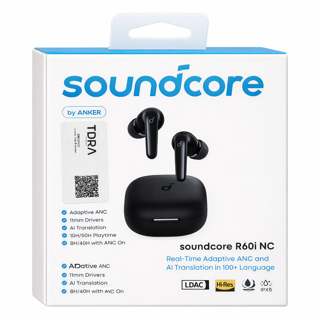 سماعات Anker Soundcore R60i NC اللاسلكية مع إلغاء الضوضاء التكيفي ANC
