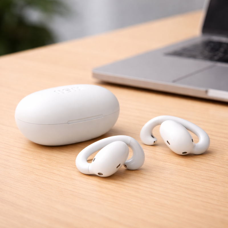 QCY Crossky C10 Open-Ear Clip Bluetooth Earbuds-3