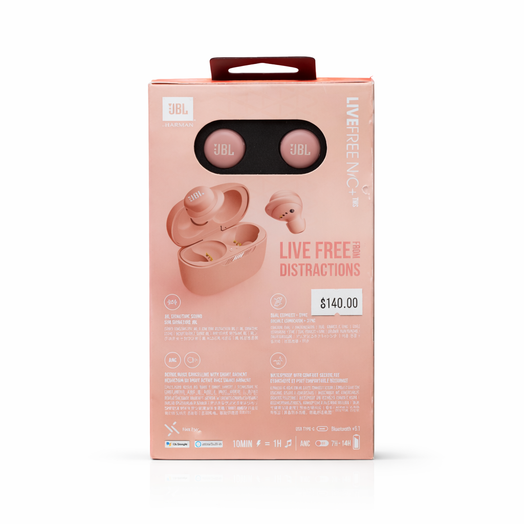 سماعات JBL Live Free NC+ TWS اللاسلكية مع إلغاء الضوضاء ANC