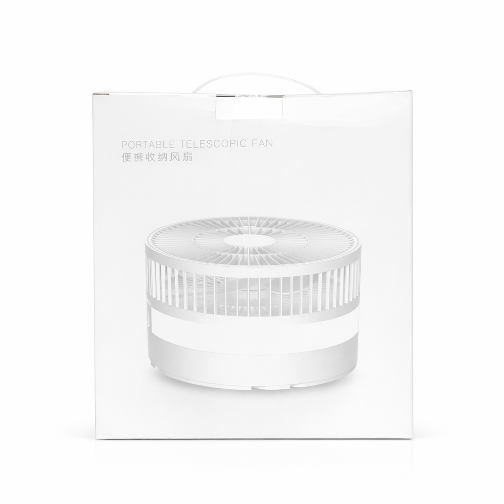 مروحة مكتبية محمولة قابلة للتمديد والتعديل مع بطارية قابلة للشحن