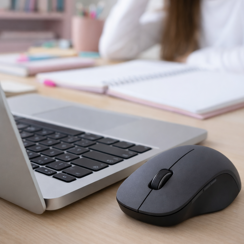 ماوس Xiaomi Wireless Mouse Comfort Edition لاسلكي – اتصال 2.4GHz مع نقر صامت