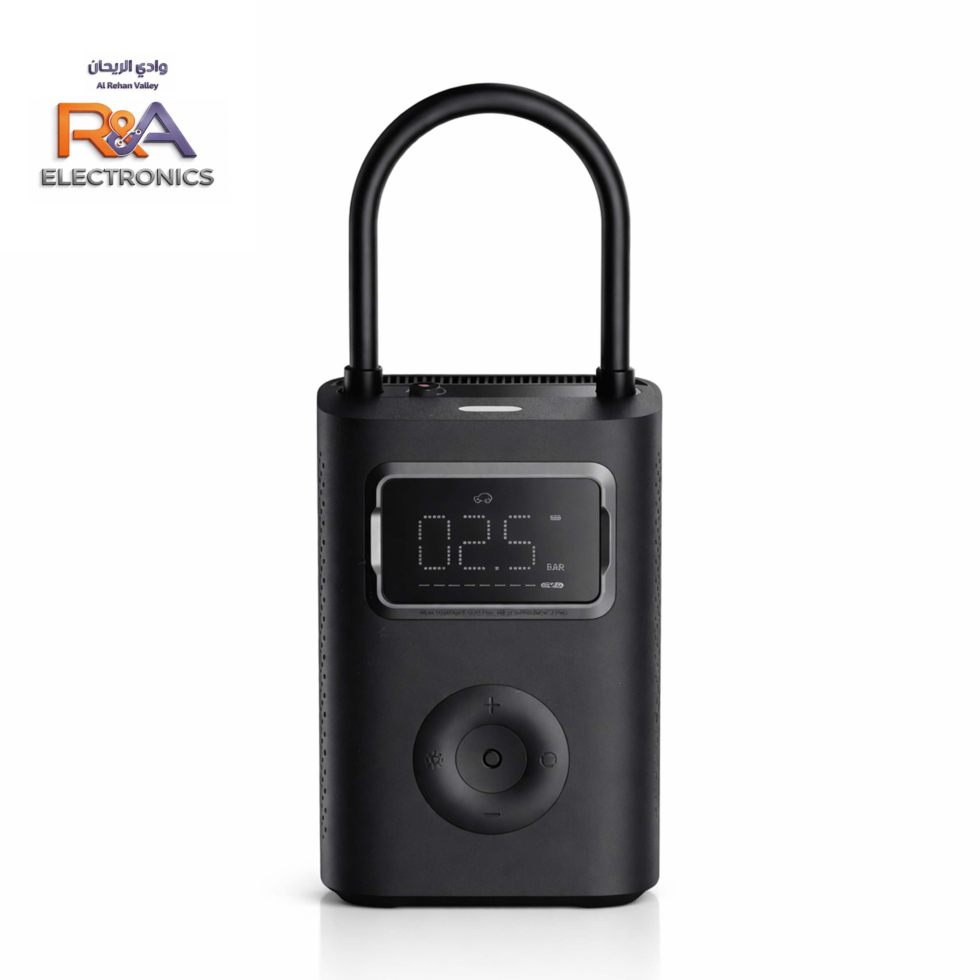 منفاخ هواء كهربائي محمول Xiaomi بضغط 150 PSI – منفاخ ذكي لإطارات السيارات والدراجات