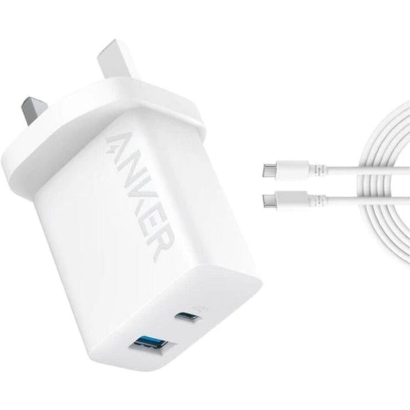 Anker Charger 20W 2port with USB-C Cable-B2348K21