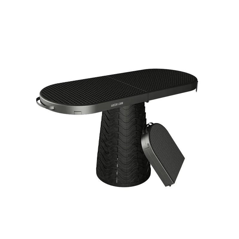 Green Lion 2 in 1 Foldable Portable Table and Stool for Outdoor Use-1