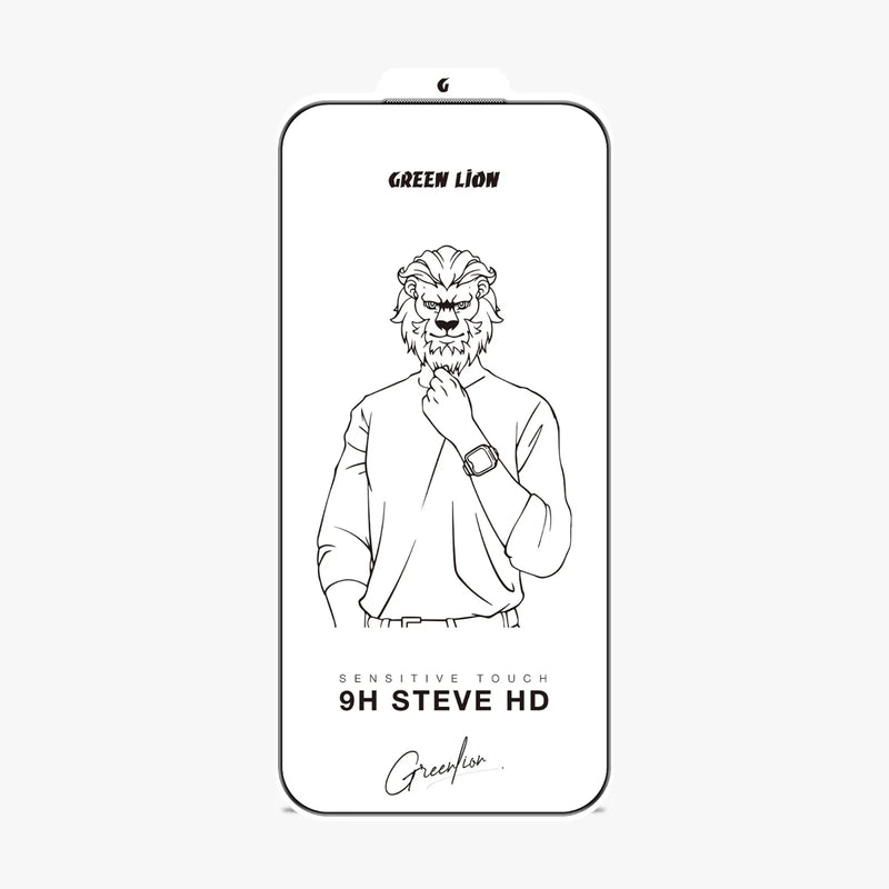 حماية شاشة جرين ليون 9H Steve HD لآيفون 17 Pro / 17 Pro Max – شفاف-5