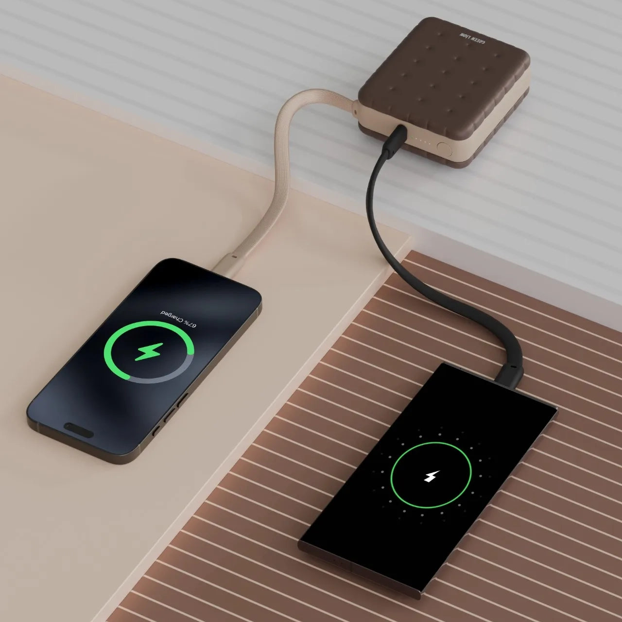 Green Lion Baker Power Bank 10000mAh PD 20W – Mocha
