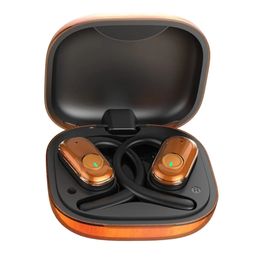 Green Lion Catania Open-Ear Wireless Earbuds Bluetooth 5.4 Waterproof ENC Mic – Liquid Sand