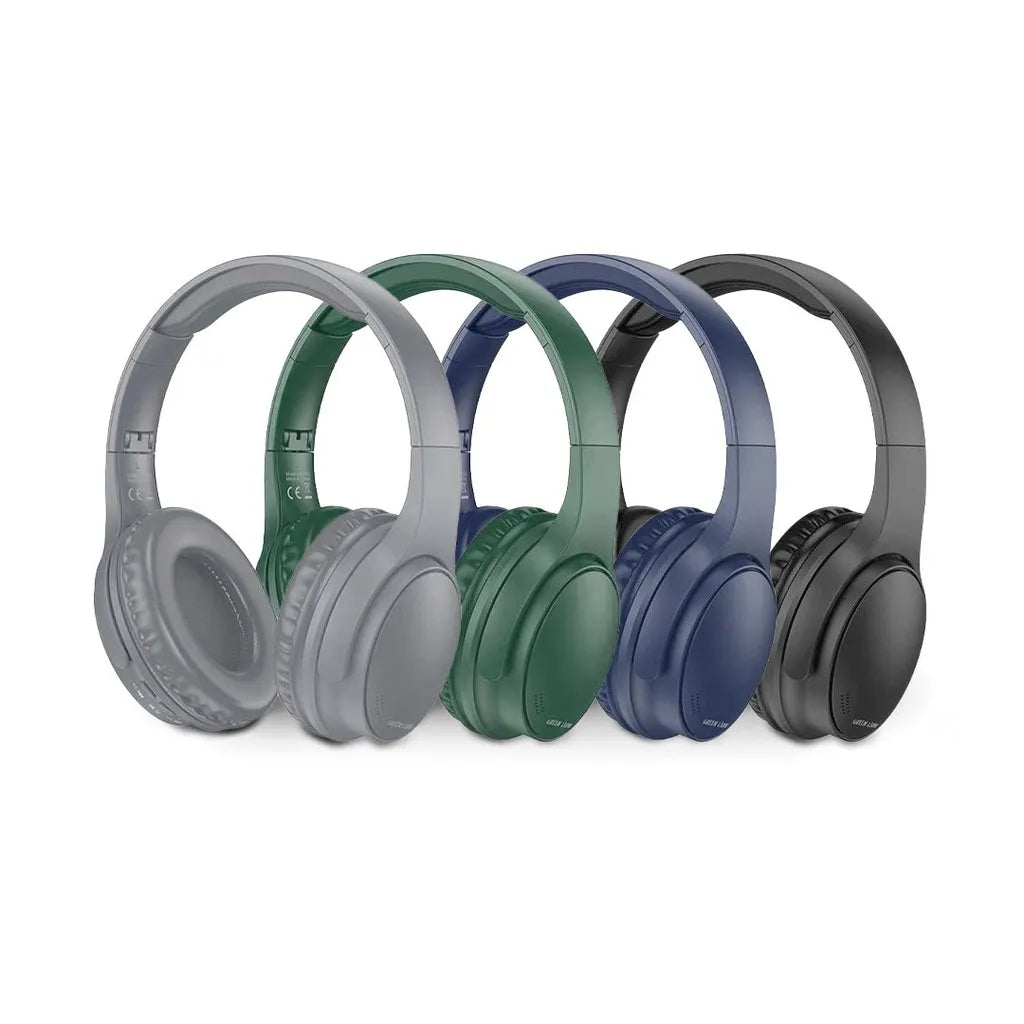 سماعات Green Lion Comfort Plus اللاسلكية Bluetooth 5.3 بتصميم قابل للطي – ألوان متعددة