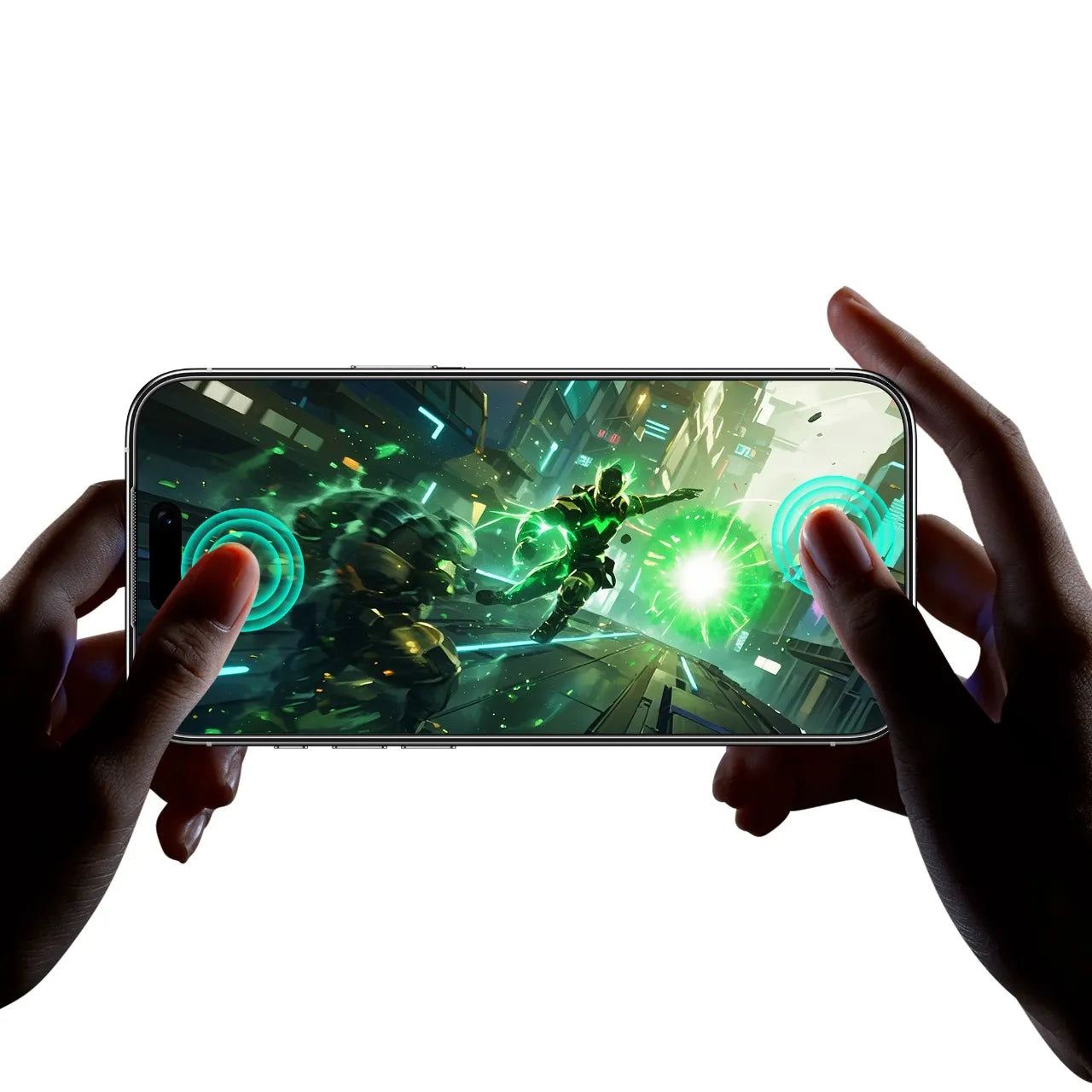 حماية شاشة جرين ليون 3D PV-Pet Privacy Curved Glass لآيفون 17 مع فلتر خصوصية
