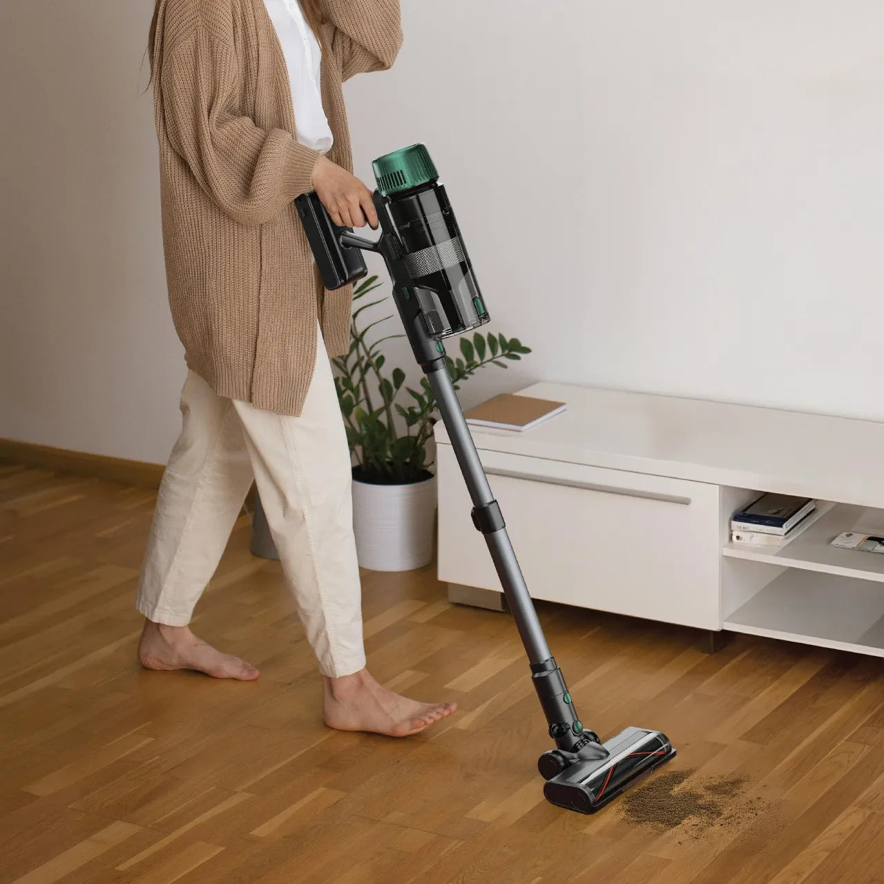 Green Lion Force Max Cordless Vacuum Cleaner 400W 29000Pa – Black