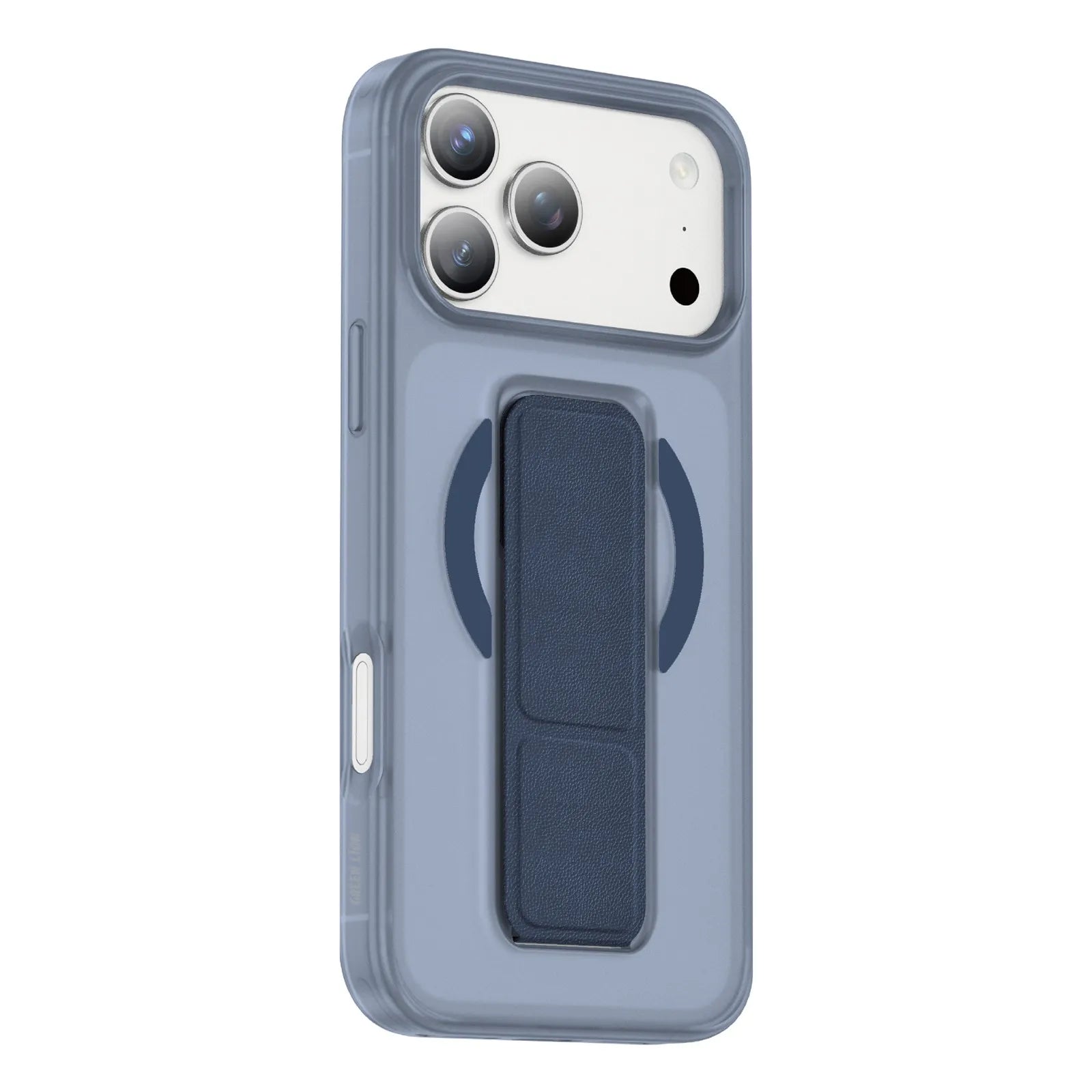 كفر Green Lion Grip 360 MagSafe مع حامل قابل للطي لهاتف iPhone 17 Pro Max – أزرق