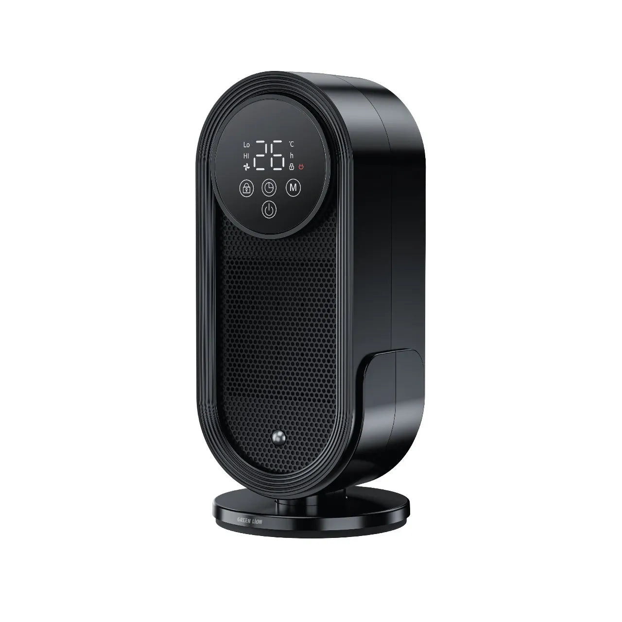 دفاية Green Lion Heater Lite سيراميك 1500W مع ريموت وتحكم ذكي – أسود