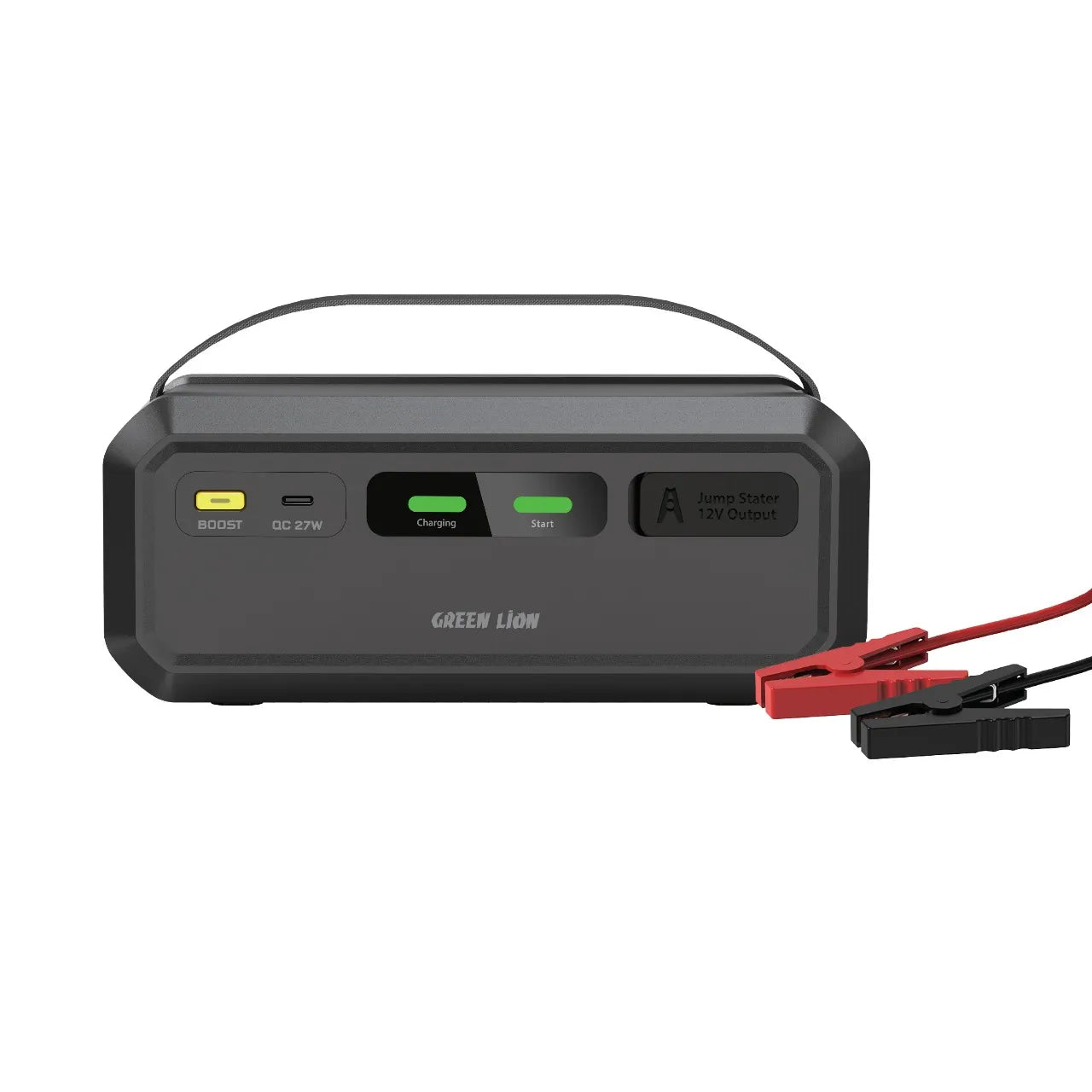 Green Lion Super Capacitor 12V Car Jump Starter 1000A QC 27W – Black