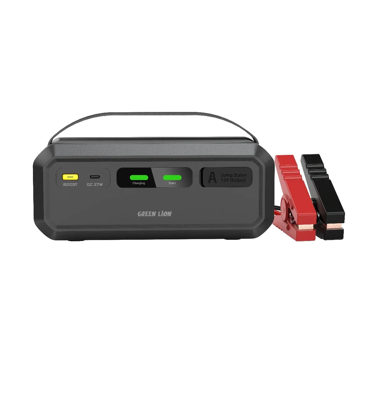 Green Lion Super Capacitor 12V Car Jump Starter 1000A QC 27W – Black