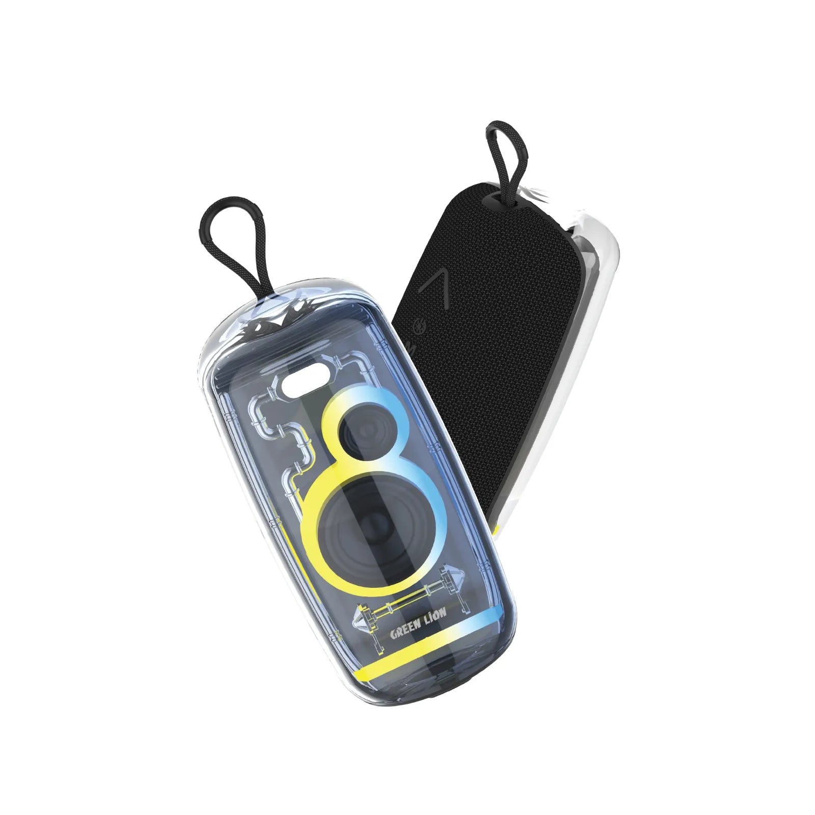 سماعة Green Lion Palma Pro اللاسلكية Bluetooth 5.2 مع RGB – أسود