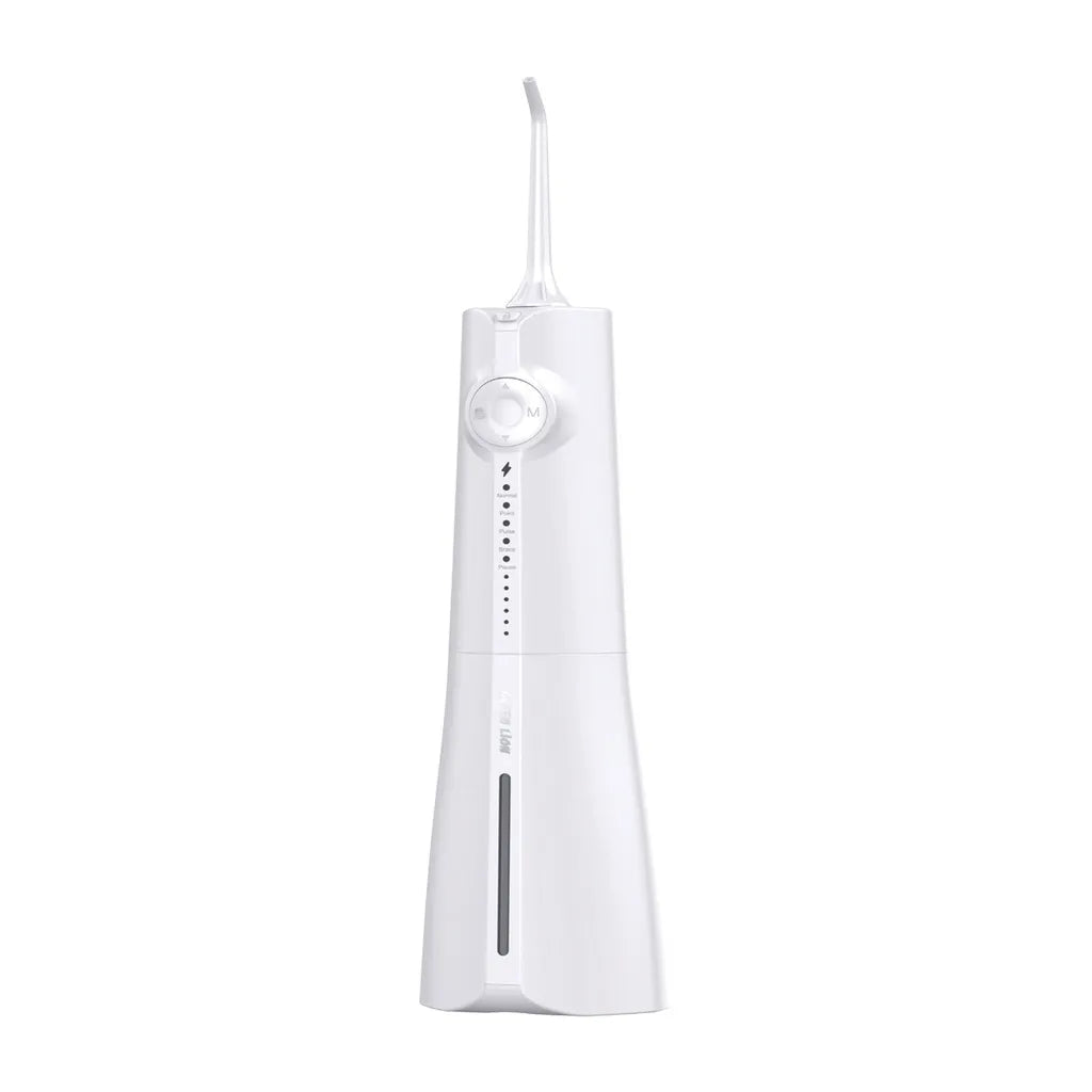 جهاز Green Lion Portable Oral Irrigator لتنظيف الأسنان بالماء 300ML مقاوم للماء IPX7 – أسود / أبيض