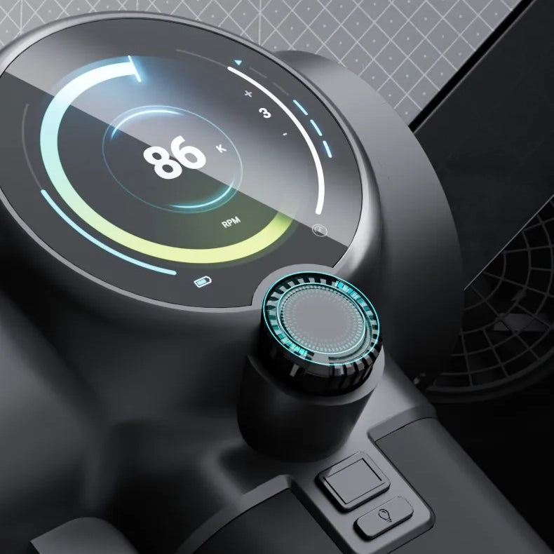 منفاخ هواء Green Lion Storm Max محمول 750W بسرعة 50000RPM مع شاشة رقمية – أسود