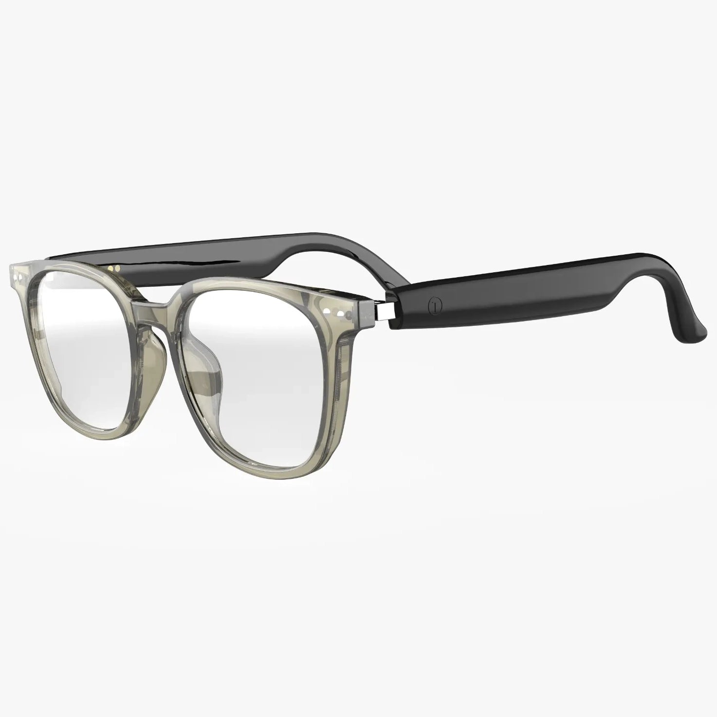 Green Lion Stockholm Smart Glasses with Bluetooth Audio & UV400 Protection – Black