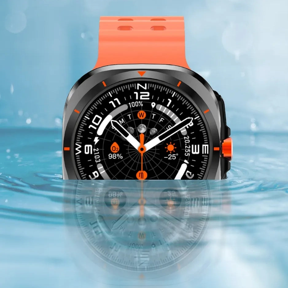 Green Lion Strive Smart Watch 1.52" IPS Display Bluetooth Calling IP65 – Orange