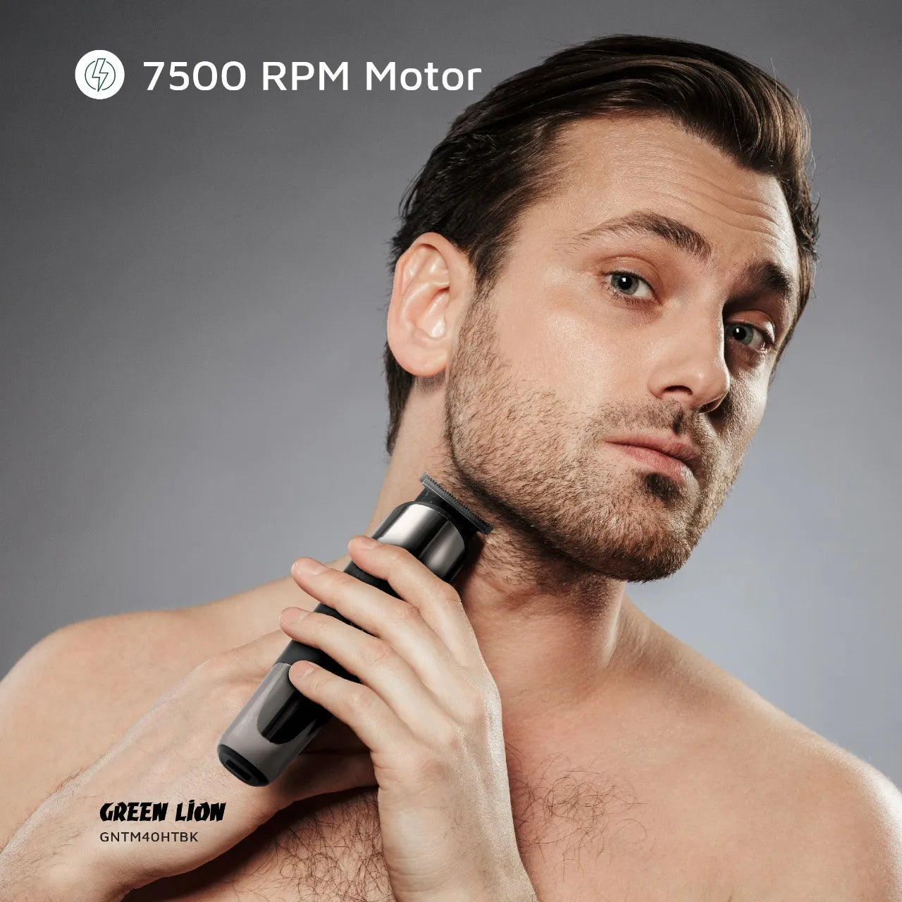 Green Lion Trim Master 5 In 1 Grooming Trimmer Type-C Rechargeable – Black