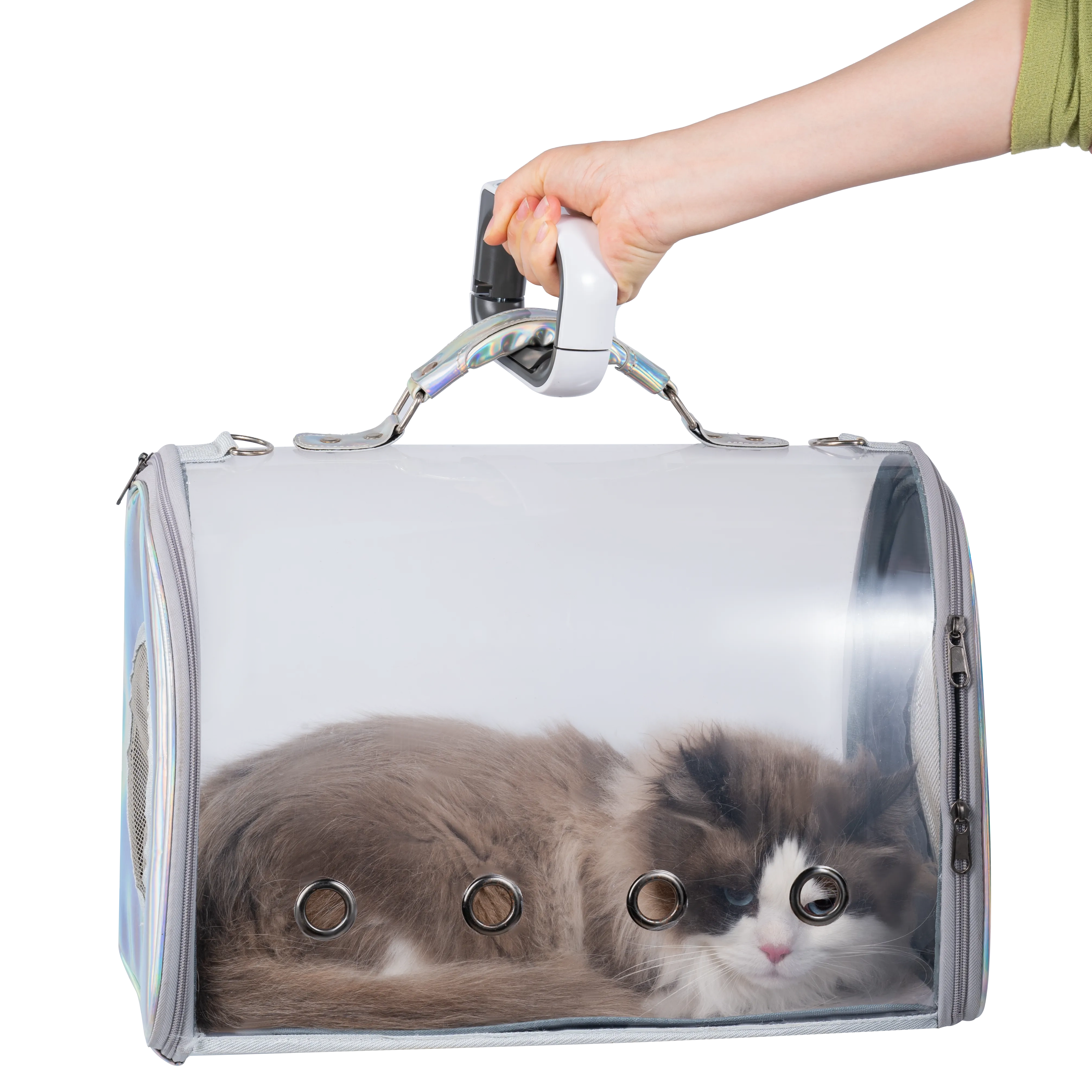 ميزان Green Lion Travel Mate الرقمي للحقائب حتى 50KG بتصميم محمول – أبيض