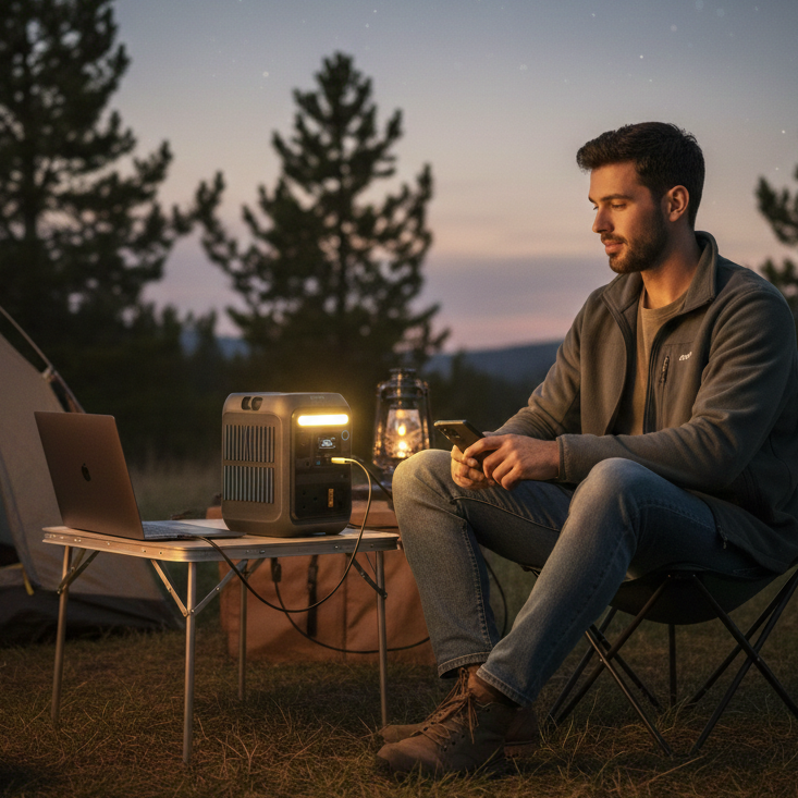 محطة طاقة محمولة Anker SOLIX C300X بسعة 288Wh وقدرة 300W