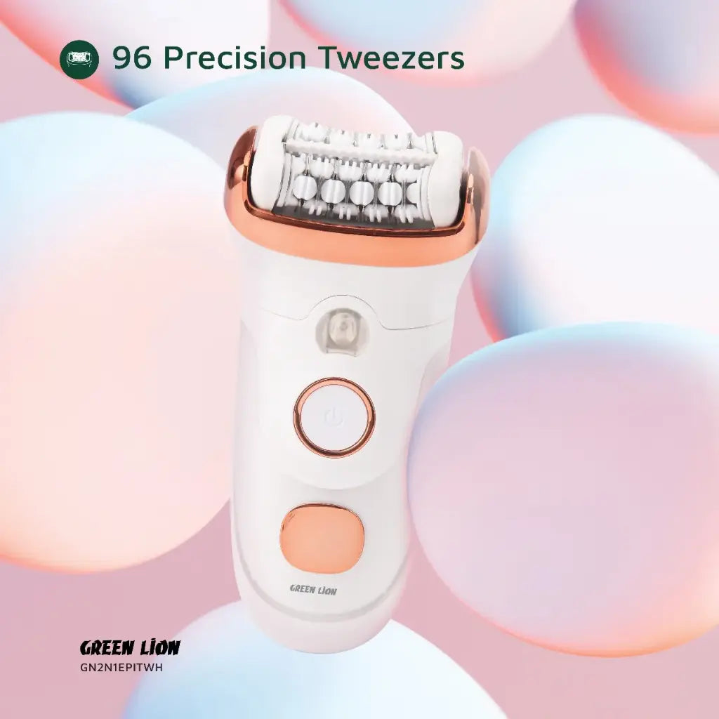 Green Lion جهاز إزالة الشعر 2 في 1 - حلاقة وتقليم وإزالة الشعر - أبيض