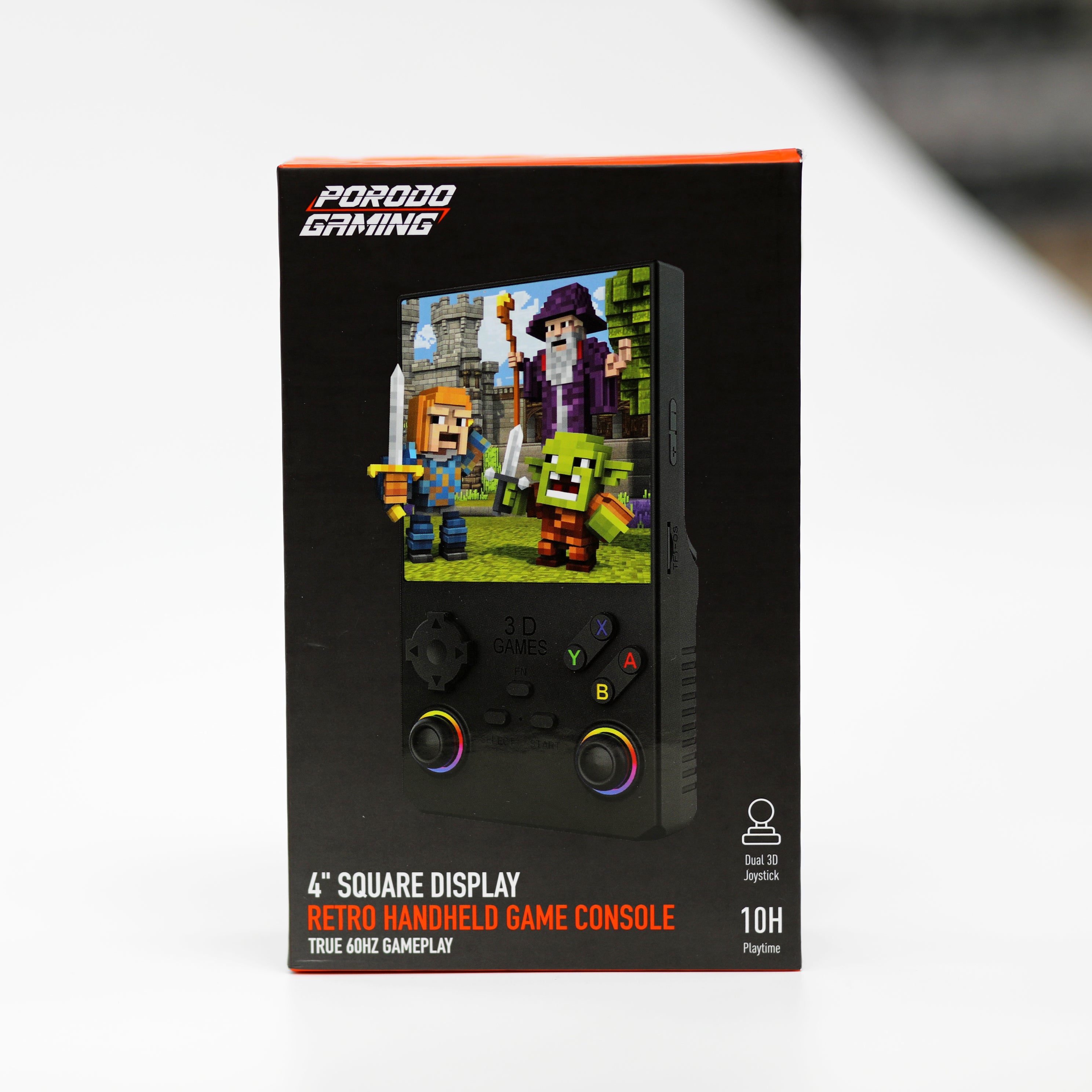 جهاز ألعاب محمول Porodo Gaming Retro بشاشة IPS مقاس 4 بوصة