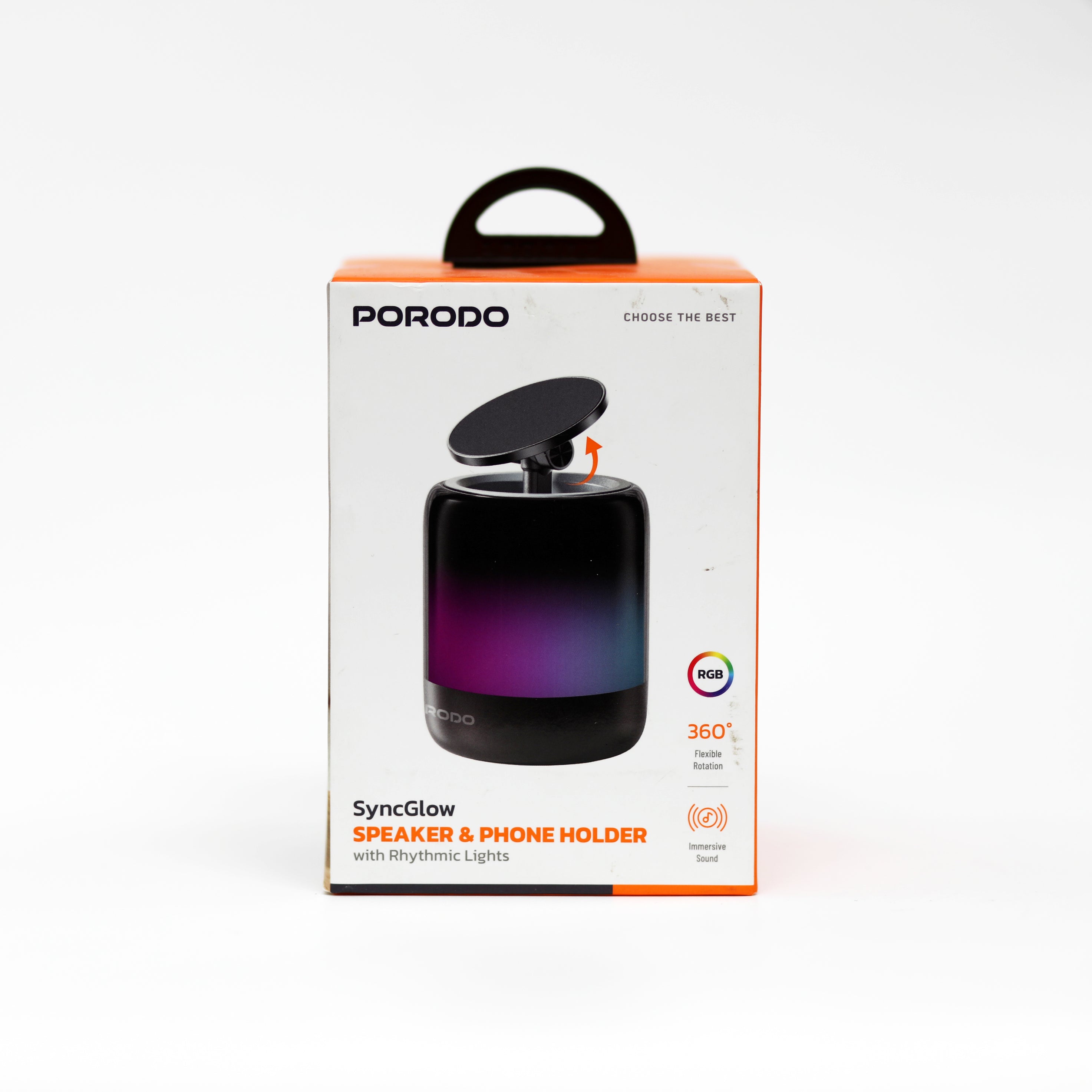 Porodo SyncGlow Speaker & Phone Holder