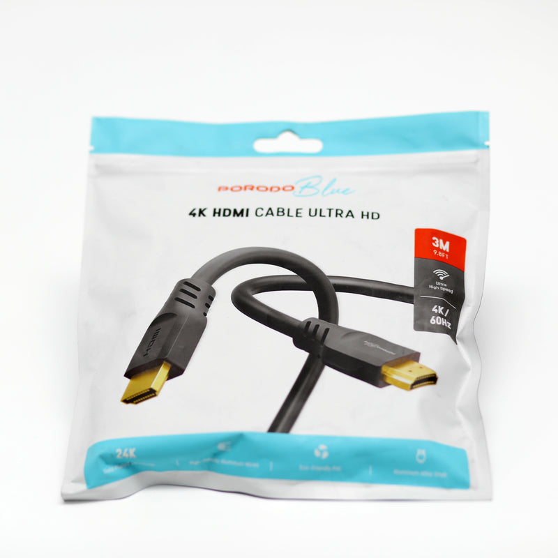 كابل HDMI Porodo 4K – جودة صورة فائقة مع نقل سريع وإشارة مستقرة.-3