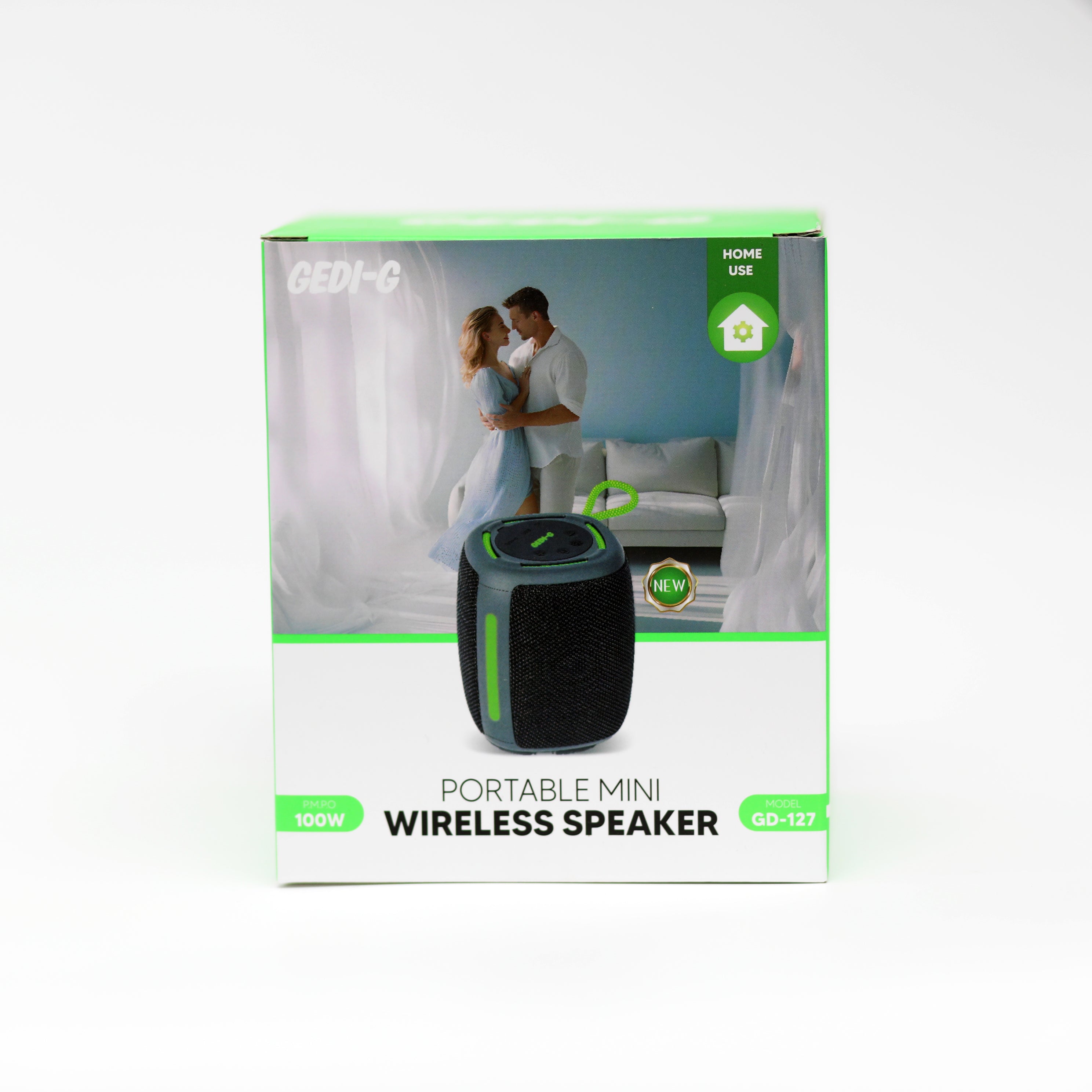 سماعة بلوتوث محمولة صغيرة GEDI-G GD-127 للاستخدام الخارجي