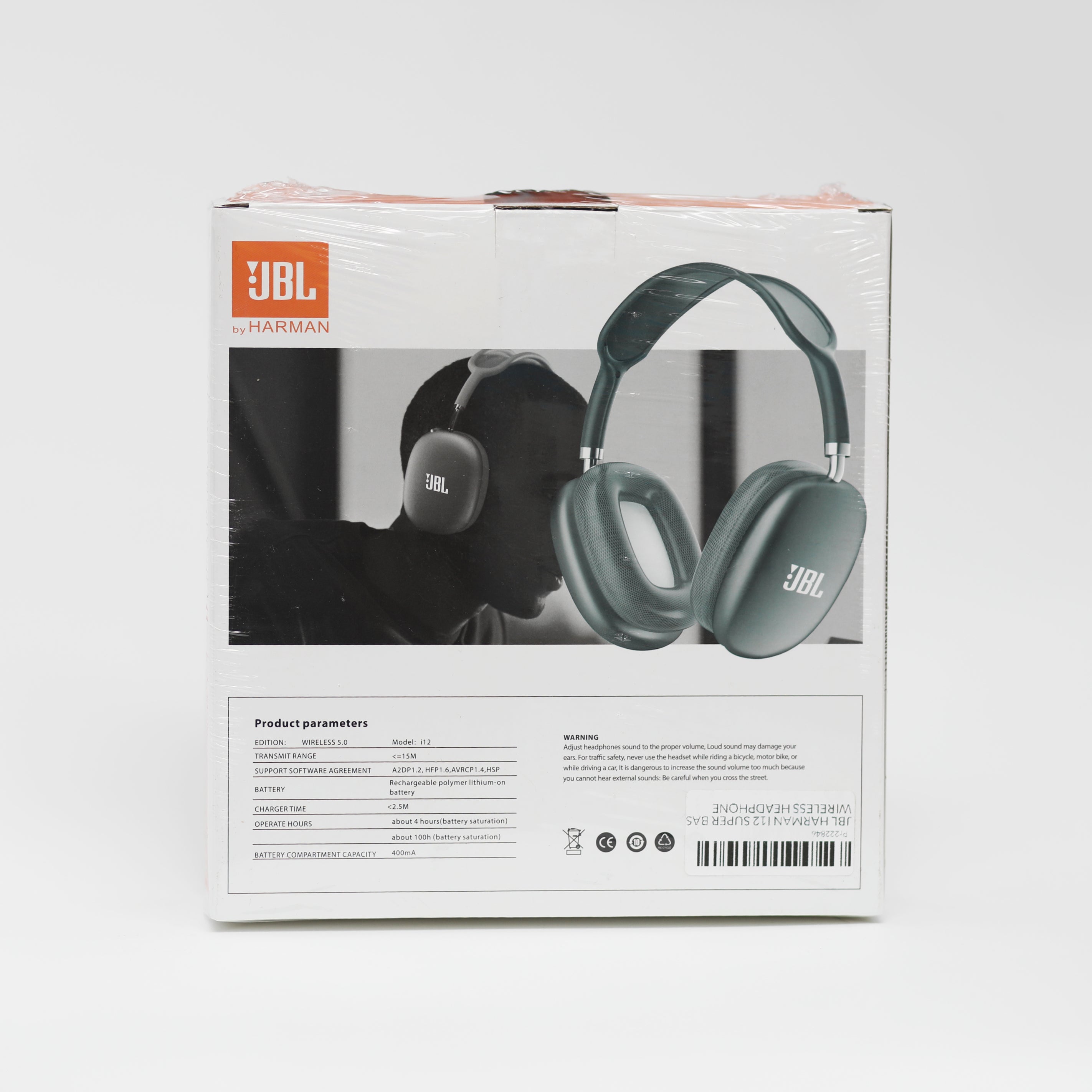 سماعات JBL i12 اللاسلكية بتقنية البلوتوث مع Super Bass