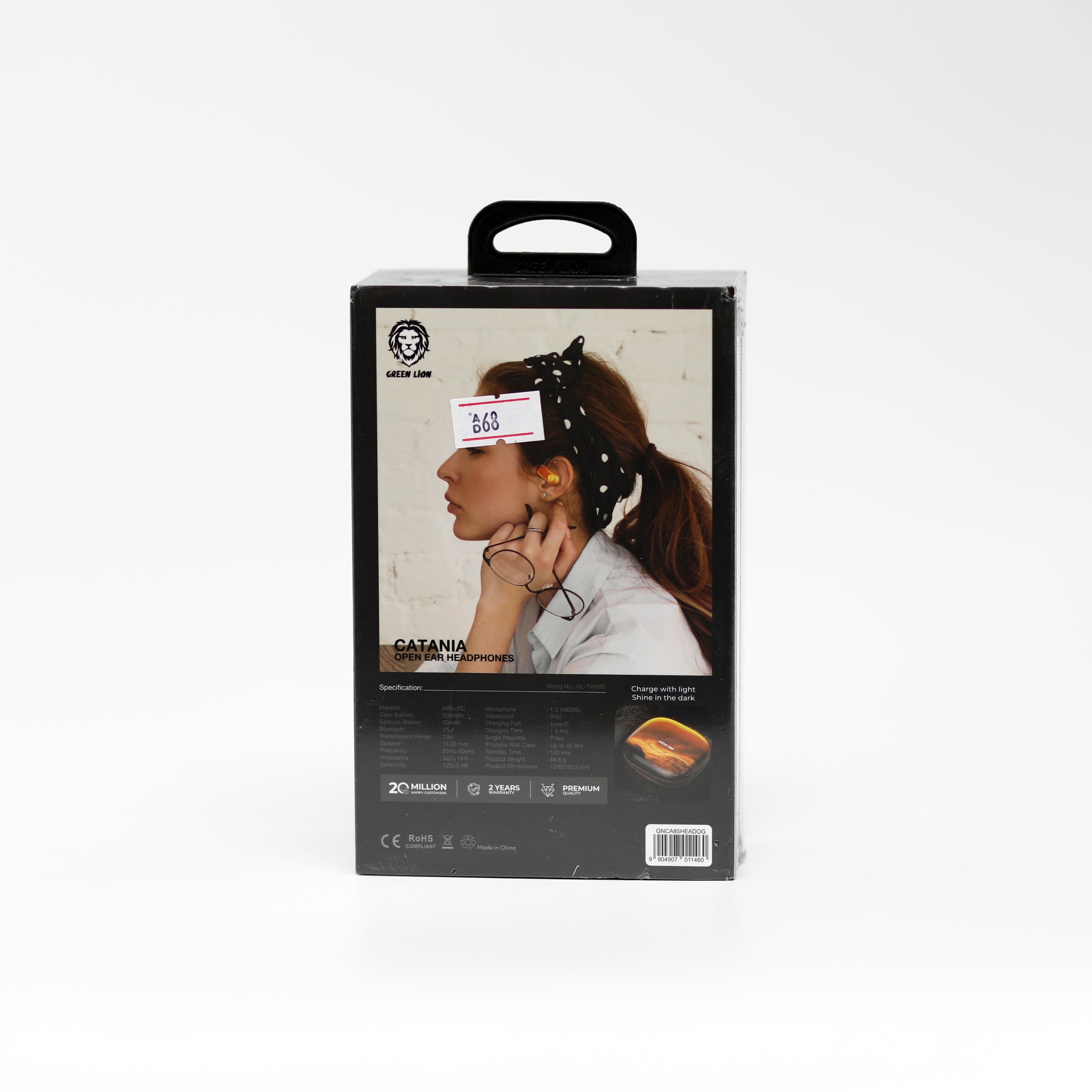 سماعات Green Lion Catania اللاسلكية بتصميم Open-Ear – صوت واضح واتصال Bluetooth 5.4